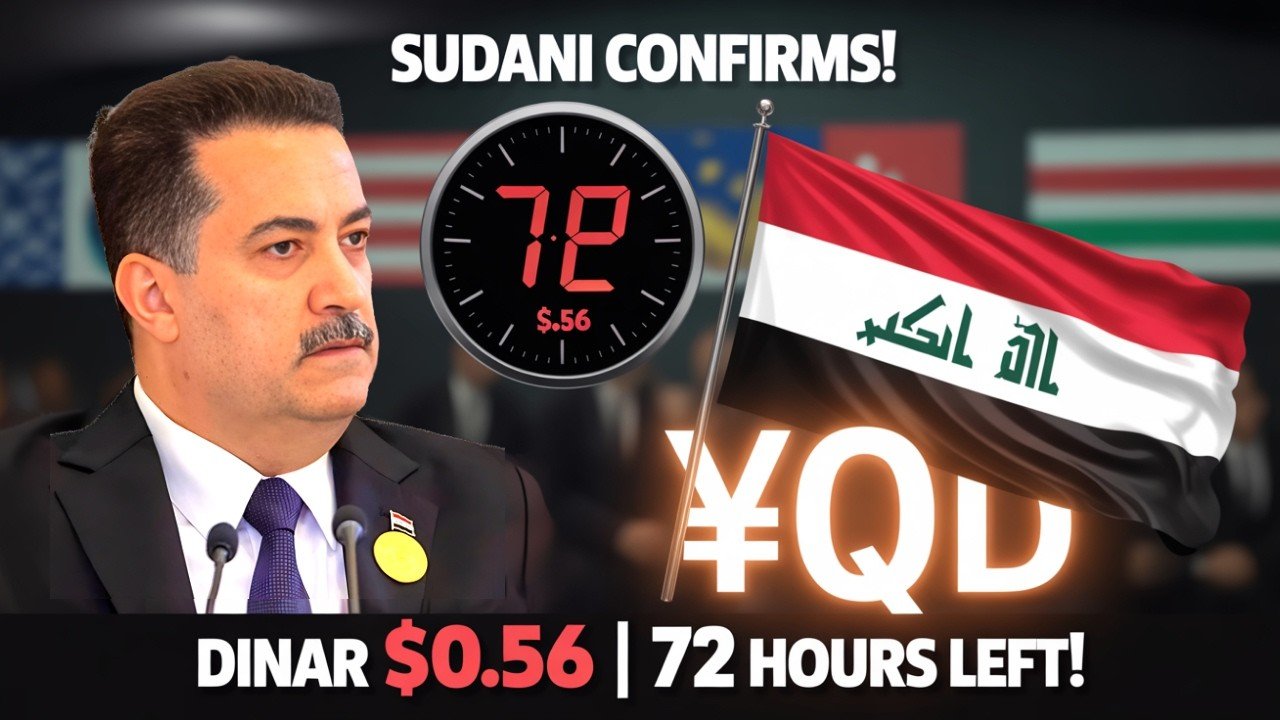 Sudani Says Dinar Fully Accepted at $0.56 in 72 Hours! – Iraqi Dinar News & Update Today