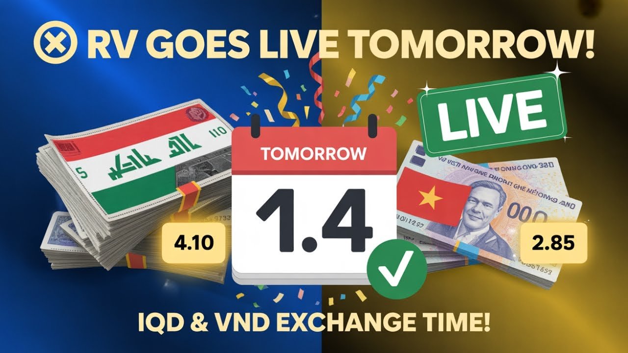 Congratulations! Iraqi Dinar & Vietnamese Dong RV Goes Live Tomorrow! – IQD News & Update Today