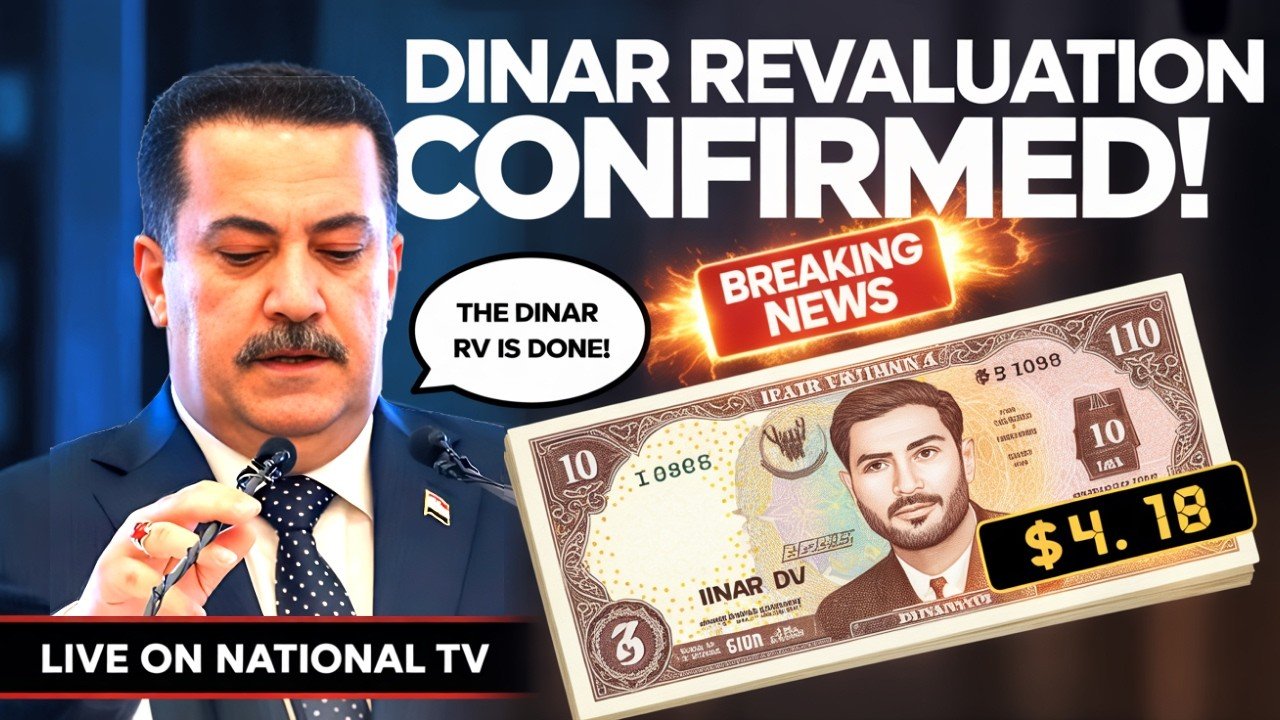 HISTORIC MOMENT: PM Sudani Confirms Dinar RV LIVE on TV! – Iraqi Dinar News & Update Today