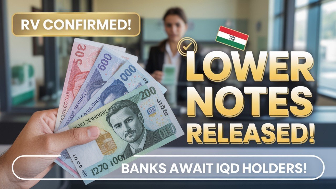 Iraq Releases Lower Notes 💵 RV Complete – Banks Await IQD Holders! – Iraqi Dinar Not Coming Slow