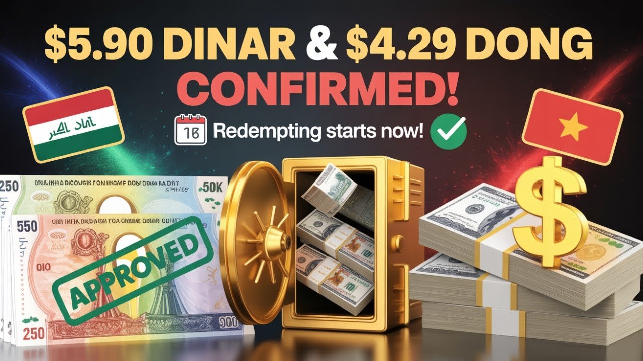 $5.90 DINAR & $4.29 DONG Confirmed – Redemption Details & What’s Next – Iraqi Dinar Guru News Today
