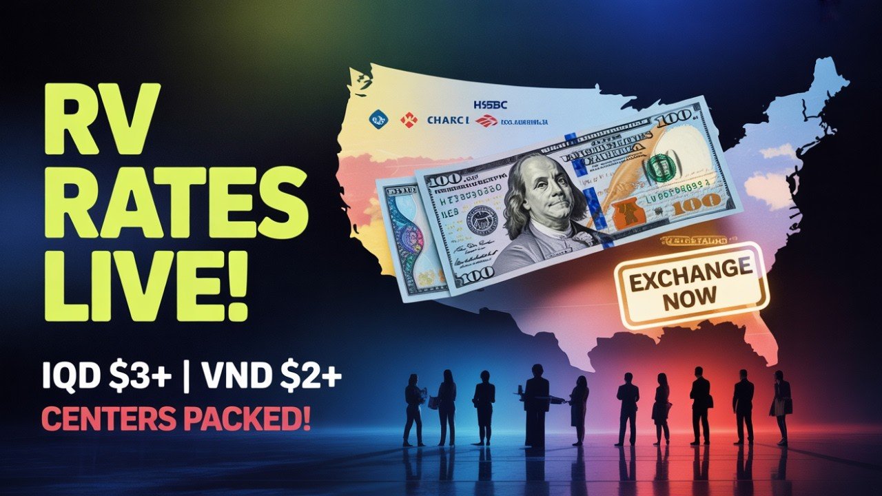 New RV Rates Hit! IQD $3+ & VND $2+ – Centers Packed Nationwide! – Iraqi Dinar News & Update Today