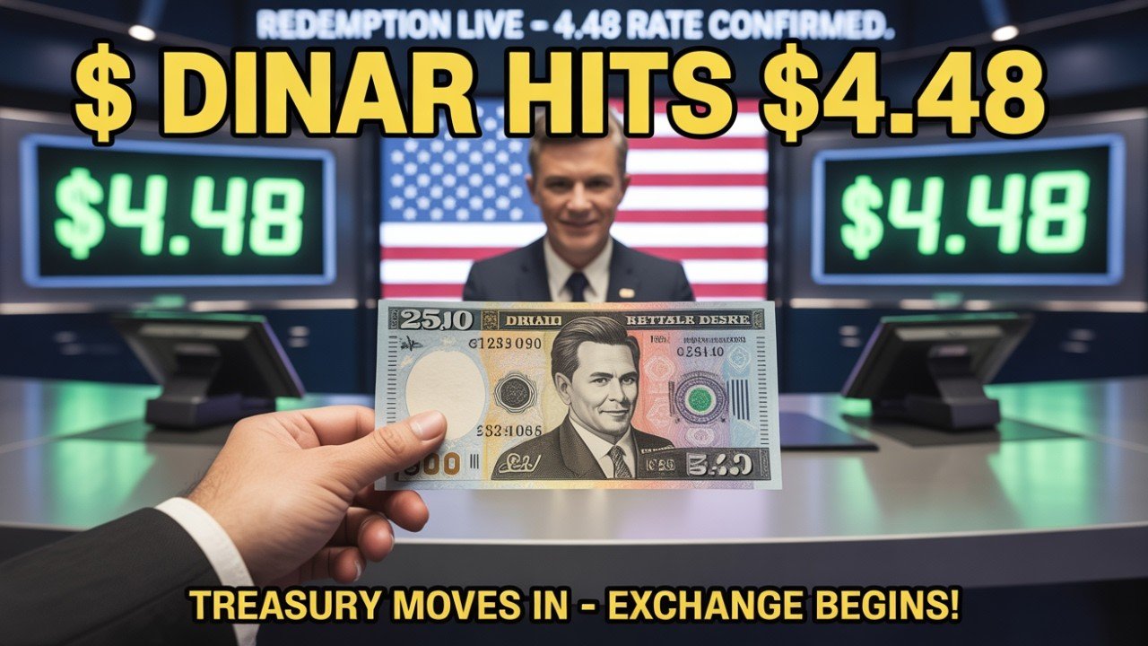 Dinar Hits $4.48 – Treasury Moves In – Redemption Centers Revealed! – Iraqi Dinar Guru News Today