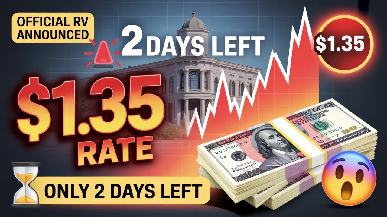 2 Days Left! RV at $1.35 Officially Announced – Get Ready! – Iraqi Dinar News & Update Today