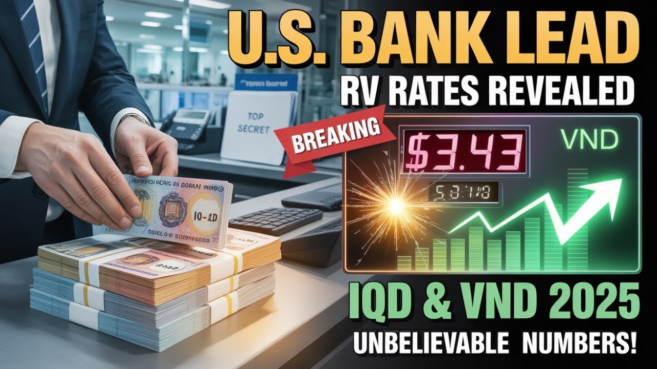 Iraqi Dinar – U.S. Bank Leak Reveals IQD & VND RV Rates – You Won’t Believe the Numbers!