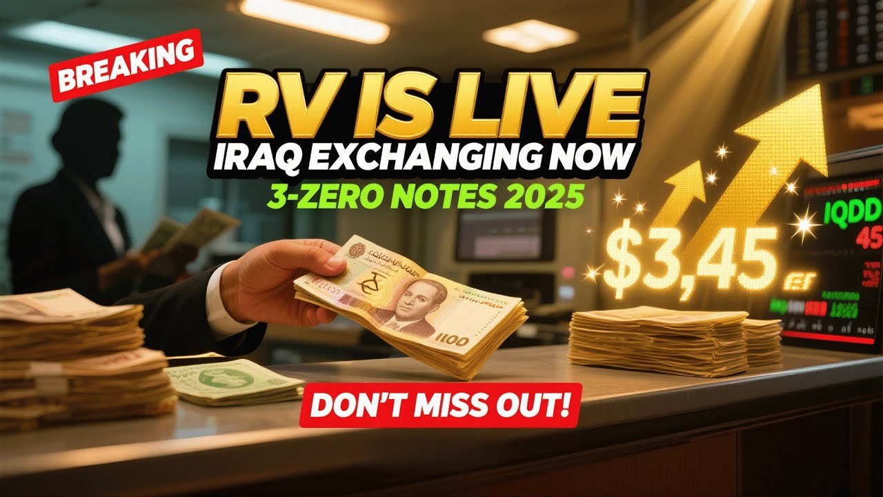 Iraqi Dinar – RV IS LIVE – Iraq Exchanging 3-Zero Notes RIGHT NOW!