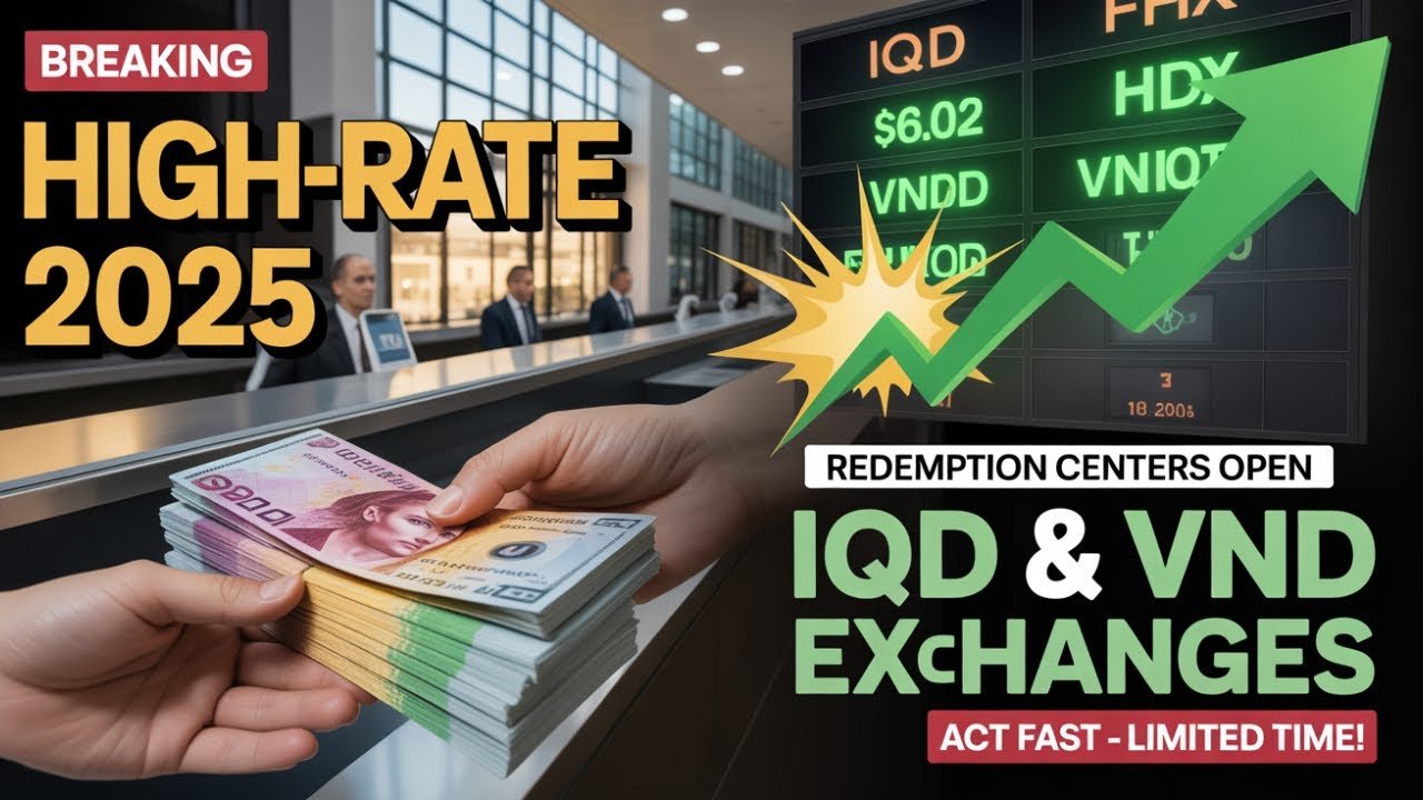 HIGH RATE Redemption Centers NOW OPEN for IQD & VND Exchanges! – Iraqi Dinar News
