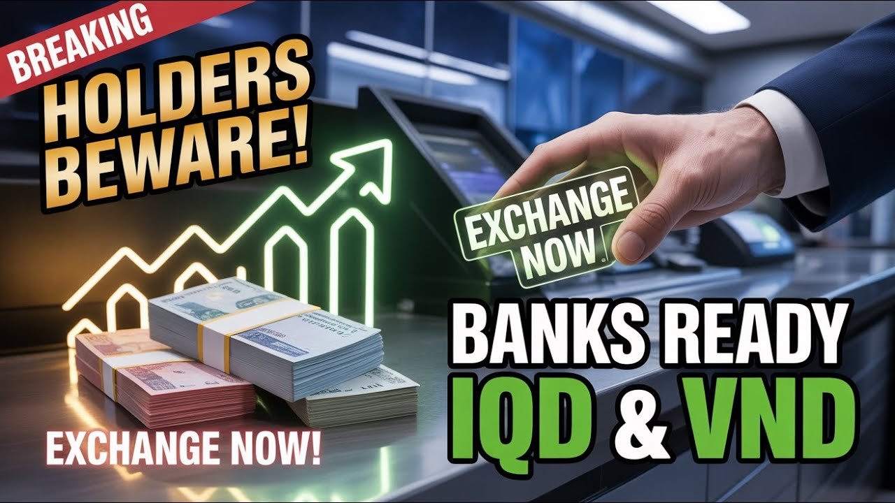 IRAQI DINAR HOLDERS BEWARE Banks Are Ready To Exchange Your Currency NOW! – IQD Latest News