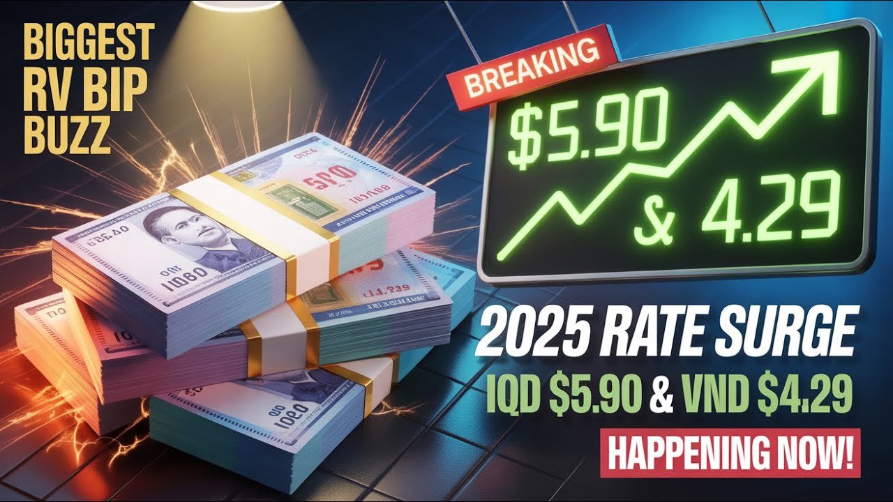 BIGGEST RV BUZZ of 2025 Hits Iraqi Dinar $5.90 & Dong $4.29 – IQD Latest News