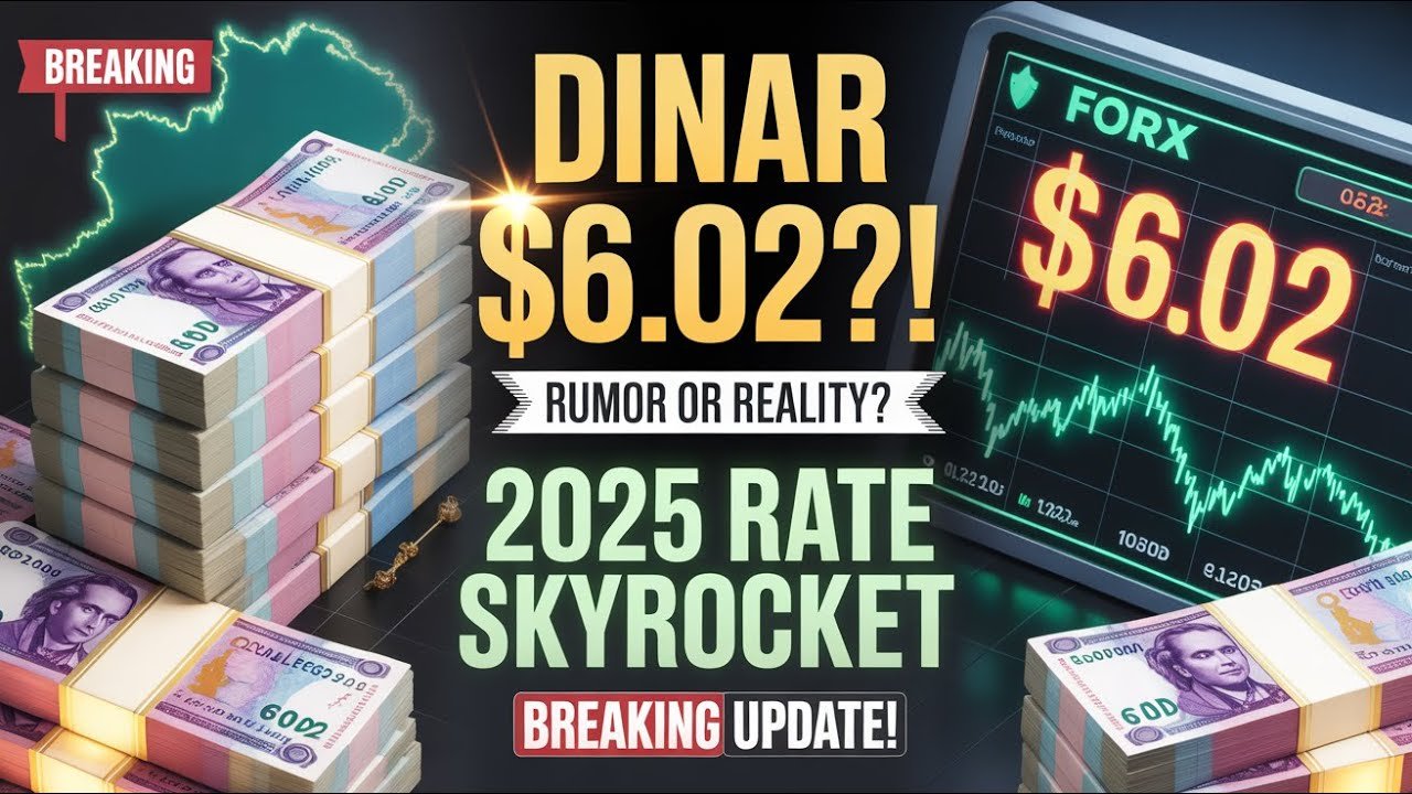 From Rumor to Reality IRAQI DINAR RATE SKYROCKETS to $6.02 in 2025 – IQD Today News
