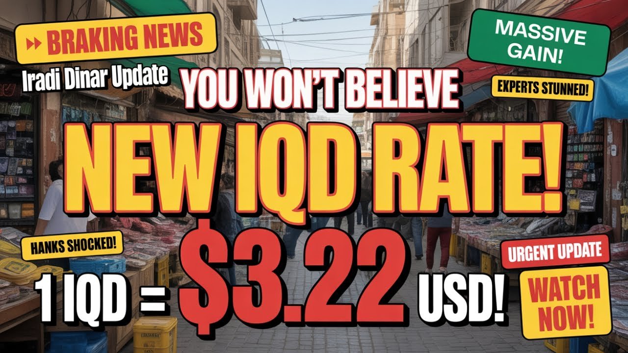 Unbelievable Iraqi Dinar Update: Check Out the New IQD to USD Value!