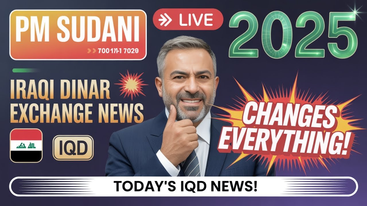 PM Sudani LIVE 2025 – Shocking Iraqi Dinar Exchange News You Can’t Ignore! – Today’s IQD Update!