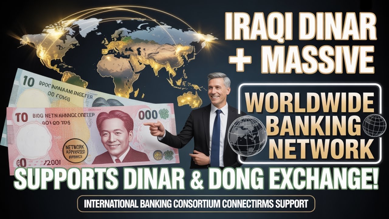 Iraqi Dinar – Massive Worldwide Banking Network Supports Dinar & Dong Exchange! – Today’s IQD News!