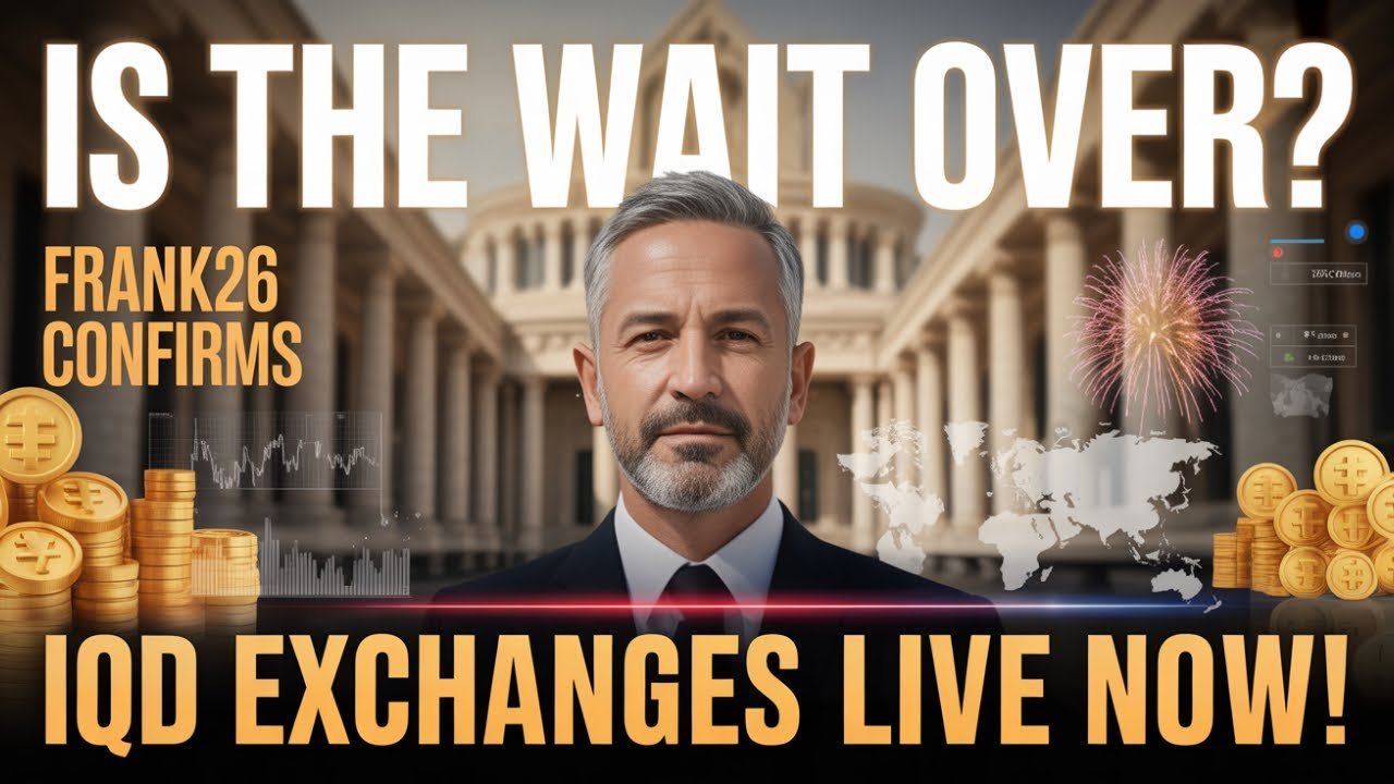 Is The Wait Over – Frank26 Confirms Iraqi Dinar Exchanges LIVE Now! – Today’s IQD News!