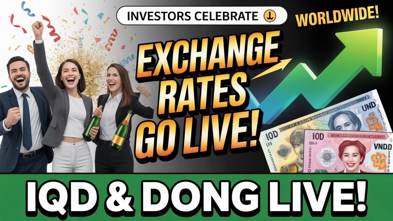 Investors Celebrate – Iraqi Dinar & Dong Exchange Rates Go Live Worldwide! – Today’s IQD News!