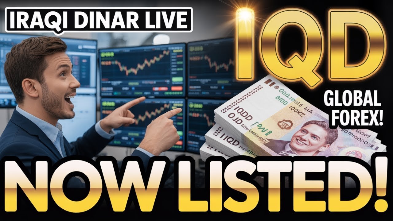 Iraqi Dinar LIVE – IQD Now Listed Across Global Forex Platforms – Today’s News & Update!