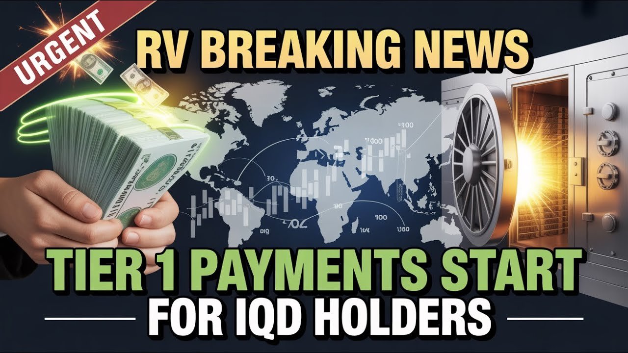 RV Breaking News – Tier 1 Payments Start for IQD Holders – Iraqi Dinar News