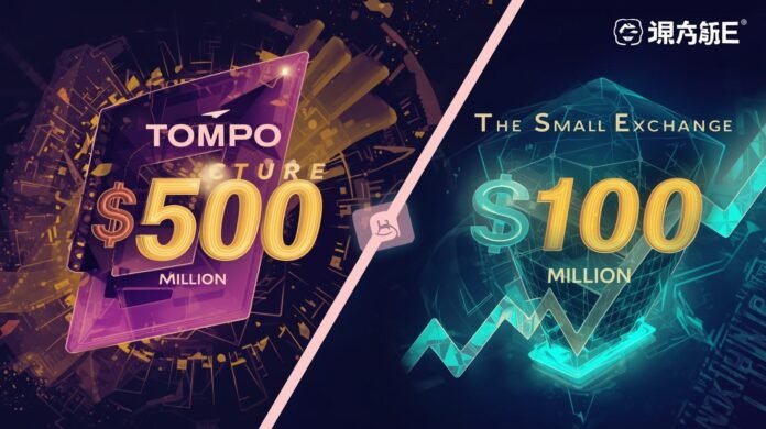 Crypto VC Funding  Tempo bags 500m Kraken secures the Small Exchange for 100m