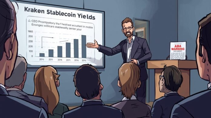 Kraken CEO pushes back at ABA warning over stablecoin yields Kraken CEO pushes back at ABA warning over stablecoin yields