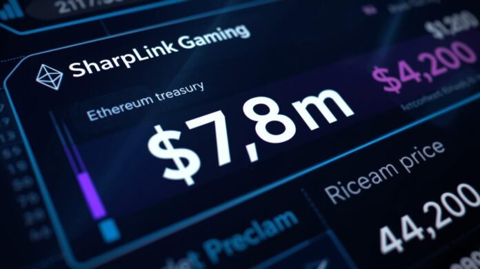 SharpLink Gaming loads up Ethereum treasury with 78m as price reclaims 4200