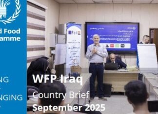 WFP Iraq Country Brief September 2025
