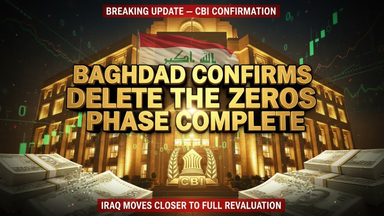 Baghdad Confirms “Delete the Zeros” Phase Complete! – Today Iraqi Dinar News!