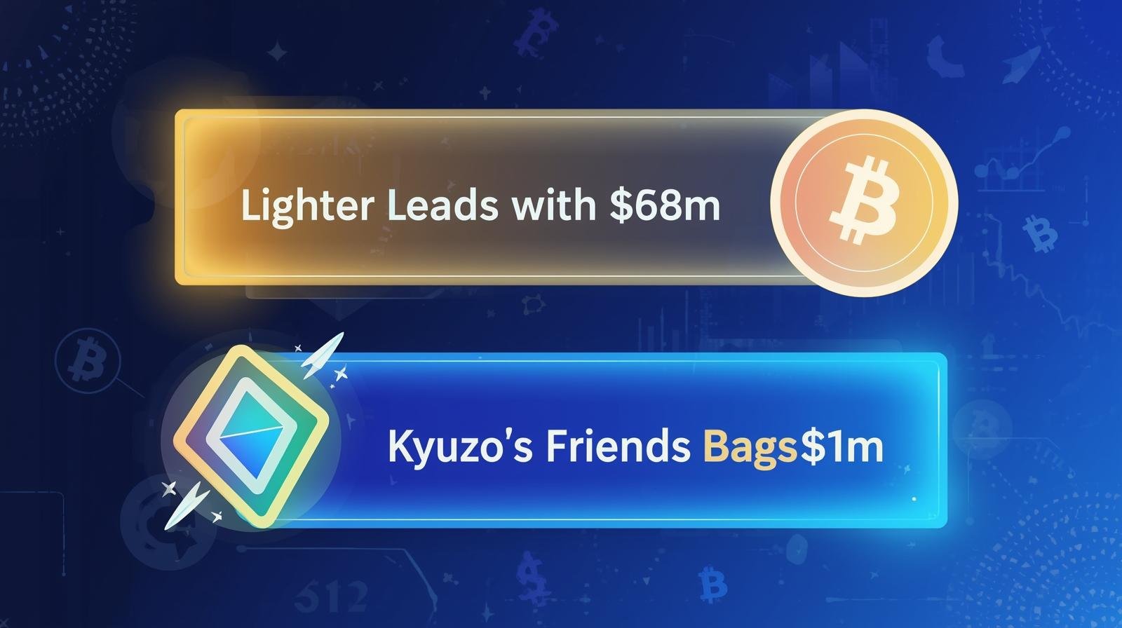 Crypto VC Funding: Lighter leads with $68m investment, Kyuzo’s Friends bags $11m