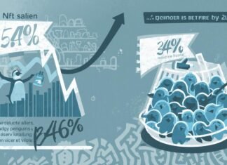 NFT sales drop 5.4 to 79m Pudgy Penguins plunge 36