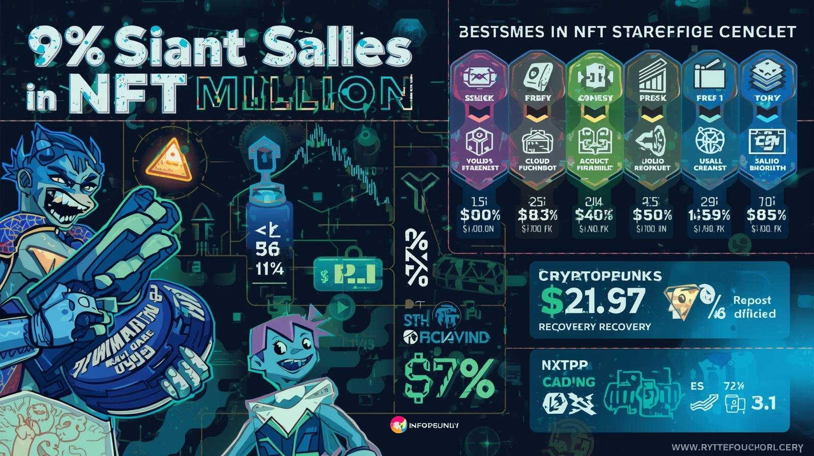 NFT sales surge 9% to $77M, CryptoPunks show modest recovery