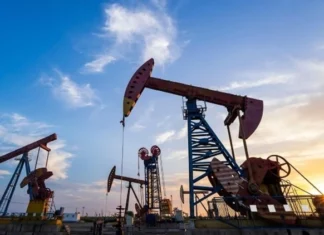Oil prices fell due to concerns about oversupply and rising US inventories.