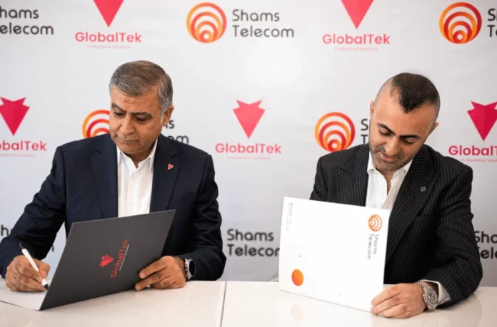 Shams Telecom and GlobalTek sign cooperation deal Shams Telecom and GlobalTek sign cooperation deal