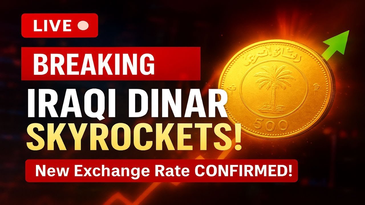 Breaking Iraqi Dinar Skyrockets LIVE — New Exchange Rate CONFIRMED! – Today IQD News!