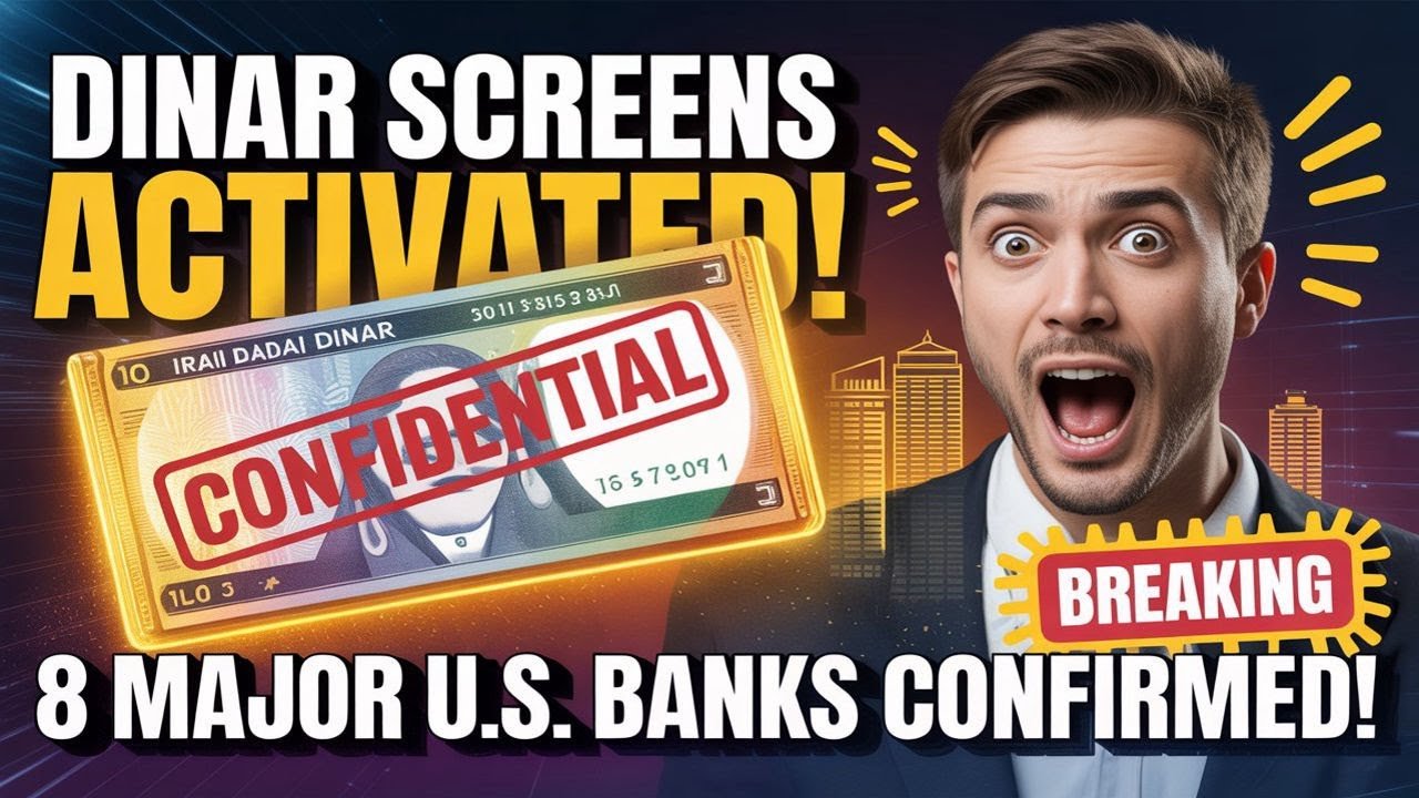 Confidential Document Confirms Dinar Screens Activated Across 8 Major U.S. Banks – Iraqi Dinar News!