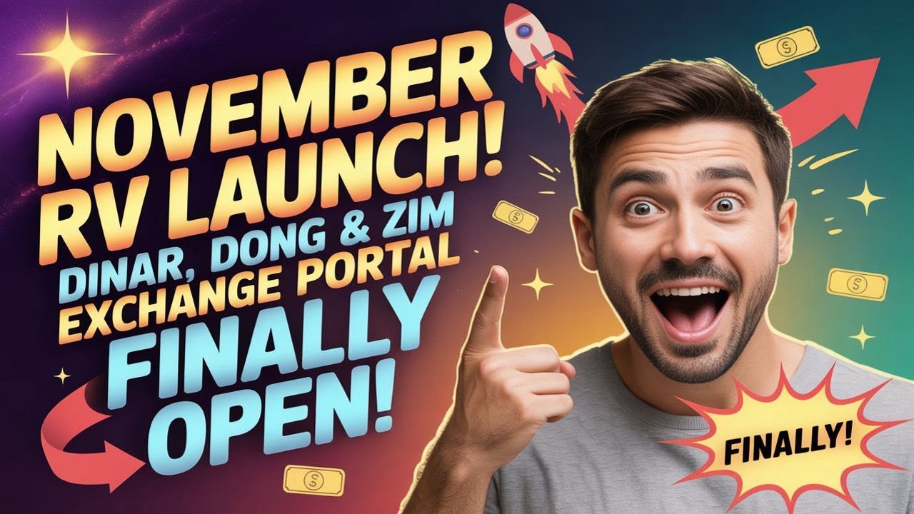 November RV Launch! Dinar, Dong & ZIM Exchange Portal Finally Open! – Iraqi Dinar News!