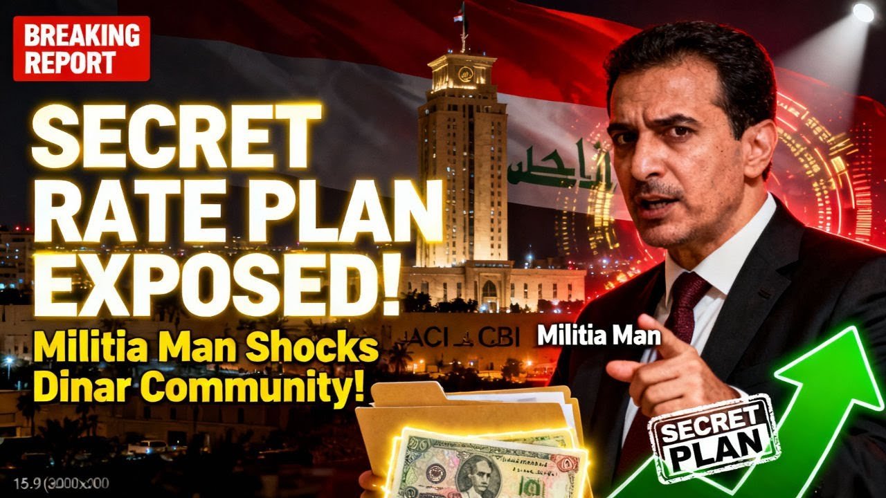 CBI’s Secret Rate Change Plan Militia Man Shocks Dinar Community – Iraqi Dinar News 2025