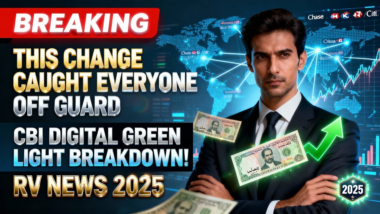 THIS CHANGE CAUGHT EVERYONE OFF GUARD — CBI DIGITAL GREEN LIGHT BREAKDOWN! – Iraqi Dinar Rv News