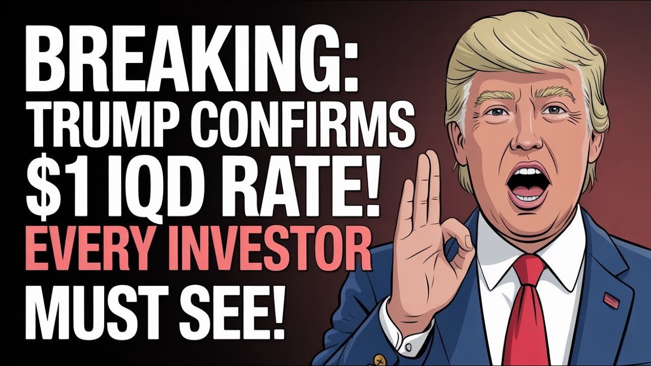 BREAKING Trump Confirms $1 IQD Rate! – Every Investor Must See! – Today Iraqi Dinar News!