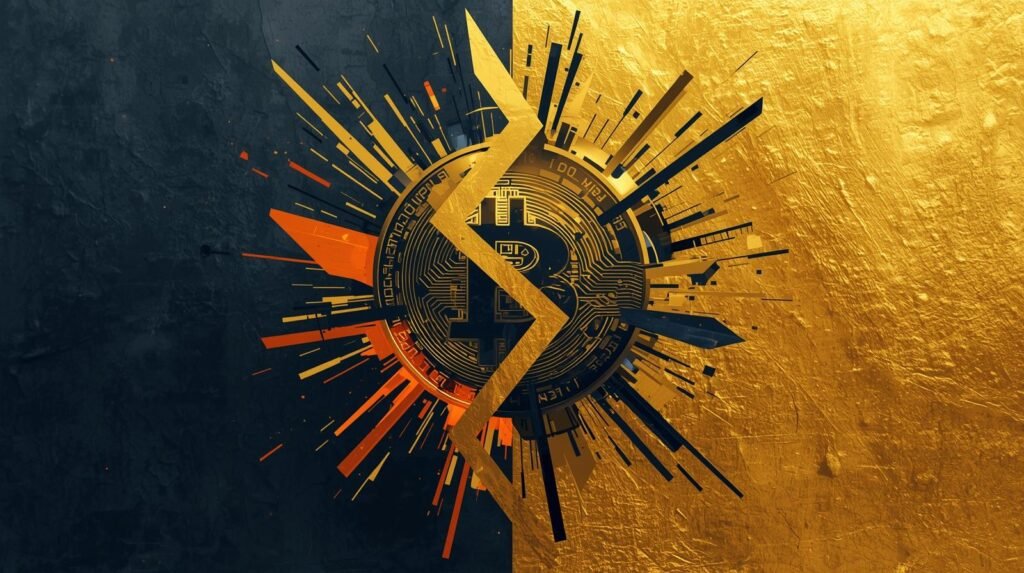Bitcoin shows divergence against gold as analyst identifies potential rotation pattern