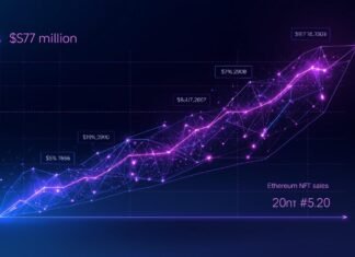 NFT sales show modest 77M Ethereum NFT sales drop 13