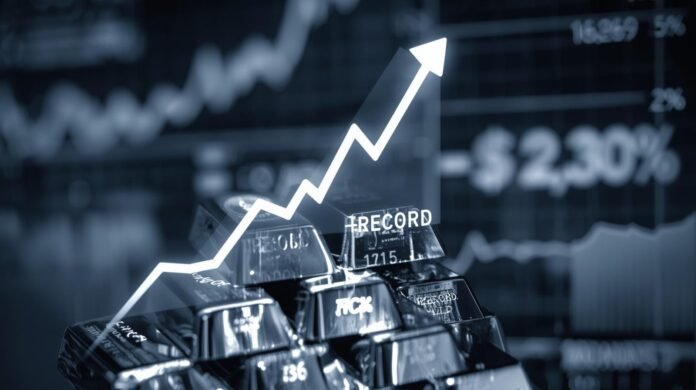 Silver hits record high as treasury yields climb Schiff cites policy concerns Silver hits record high as treasury yields climb Schiff cites policy concerns