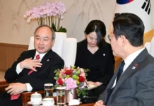 Softbank’s Son says super AI could make humans like fish, win Nobel Prize Softbank’s Son says super AI could make humans like fish, win Nobel Prize