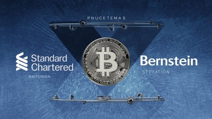 Standard Chartered Bernstein revise Bitcoin price targets amid shifting institutional demand