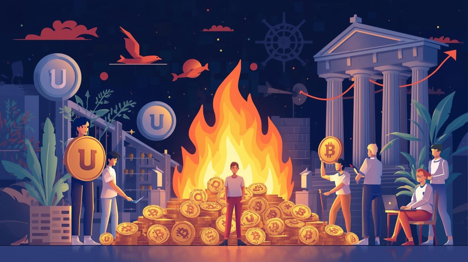 Uniswap to burn 100M UNI tokens as community backs “UNIfication” proposal