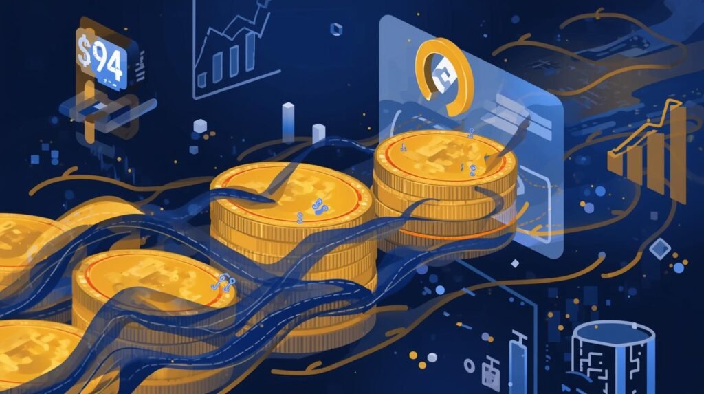 deployer deposits 94M USDC to Coinbase over 3 weeks