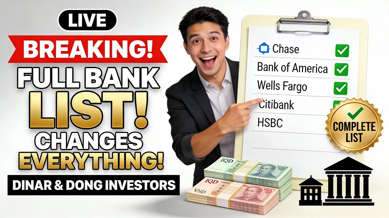 BREAKING Full Bank List for Dinar & Dong Investors — THIS CHANGES EVERYTHING – Iraqi Dinar News 2025