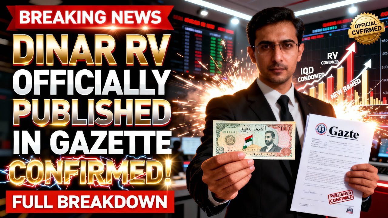 Breaking Dinar RV Officially Published — in Gazette CONFIRMED! – Iraqi Dinar News 2025