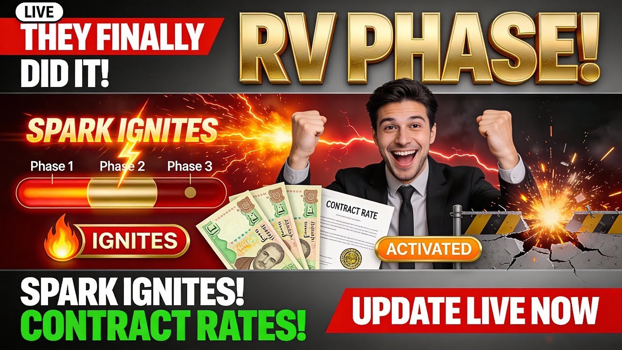 They Finally Did It… RV Phase Spark Ignites! Iraqi Dinar Contract Rates Update! – IQD RV News 2025