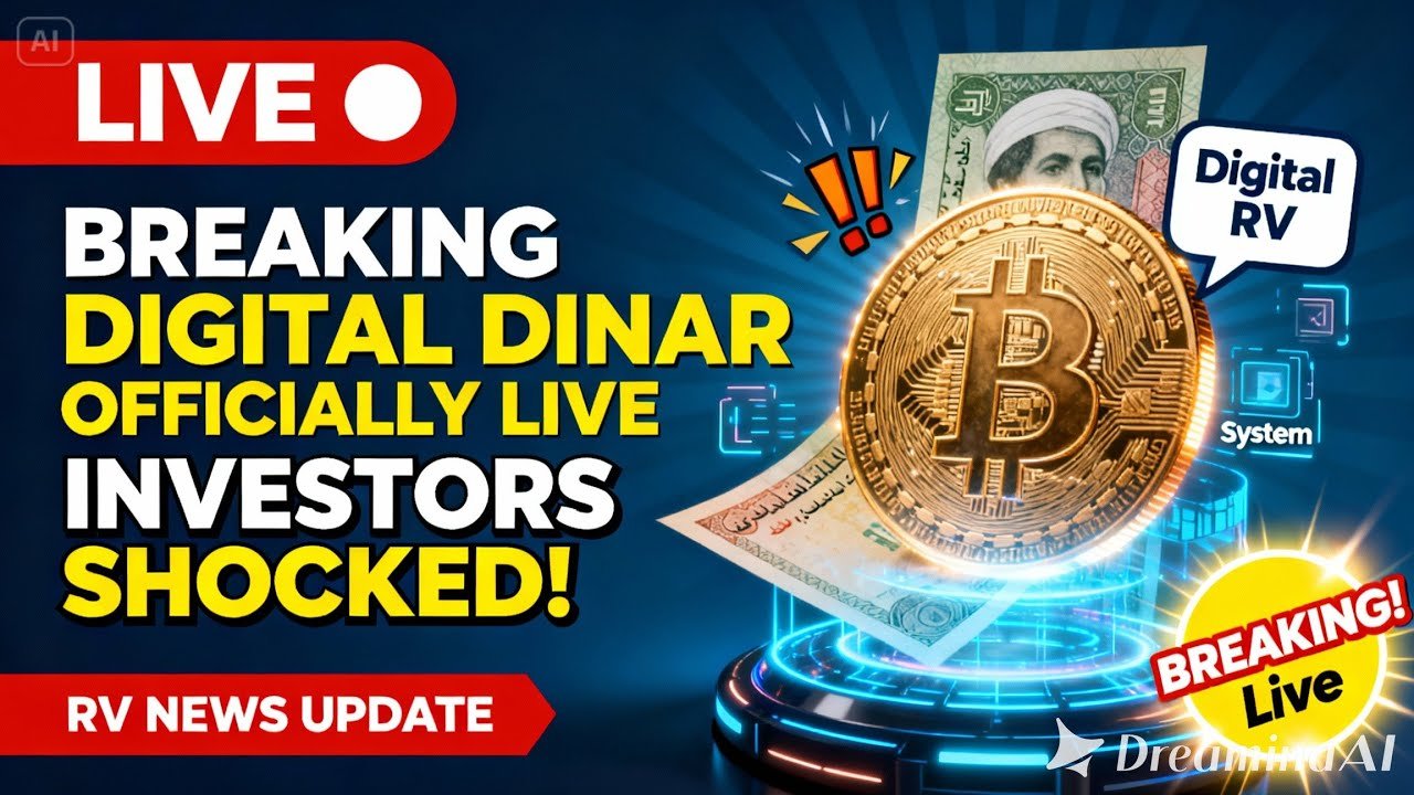 Breaking Digital Dinar Officially Live — RV News Shocks Investors! – Iraqi Dinar News 2025