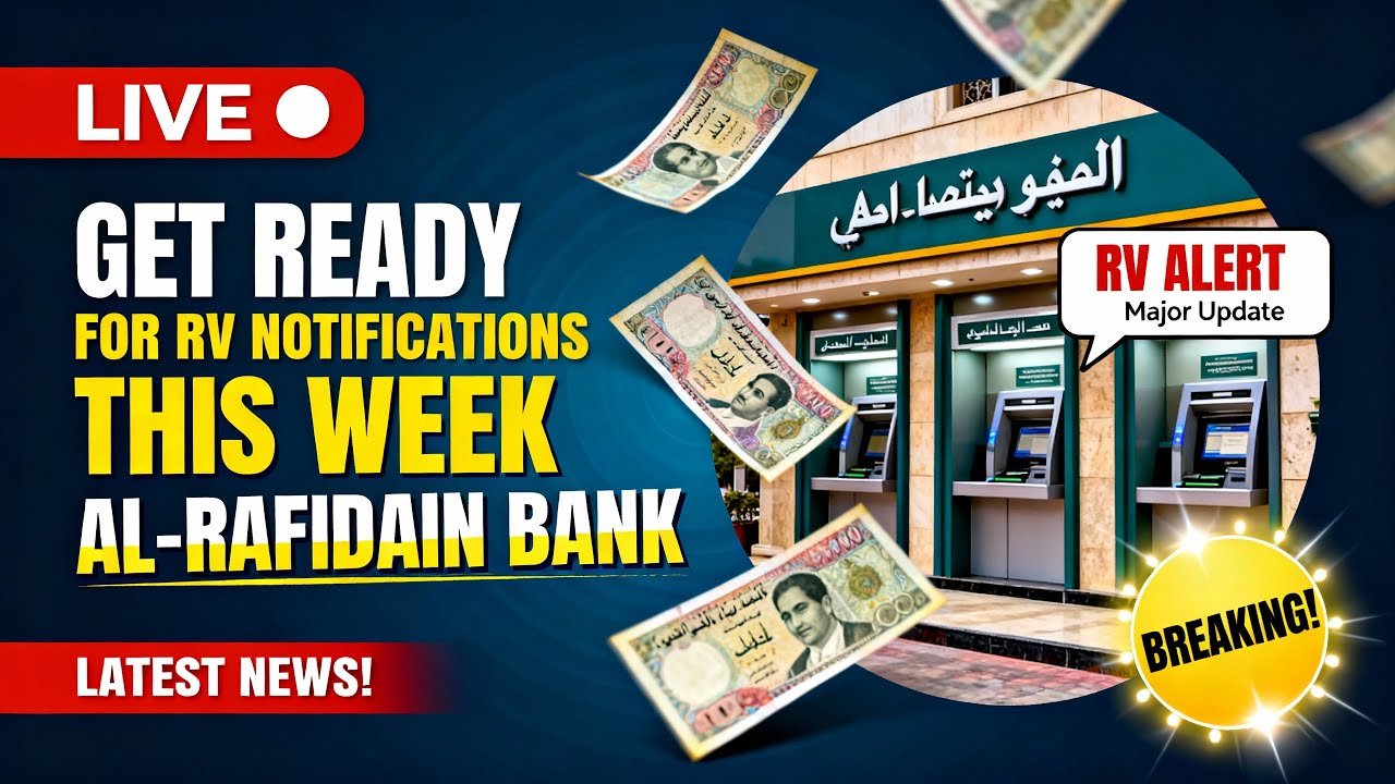 Get Ready for RV Notifications This Week at Al-Rafidain Bank! – Iraqi Dinar Latest News