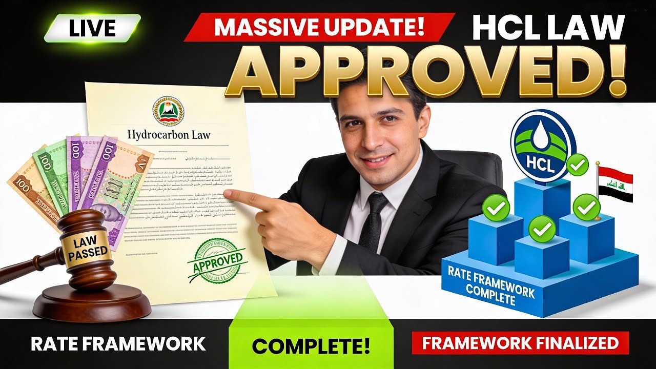 Massive IQD Update: HCL Law Approved & Rate Framework Complete! – Iraqi Dinar RV News 2025